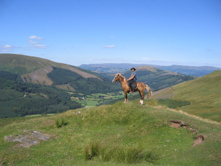 Trail Ride in Brecon Beacons